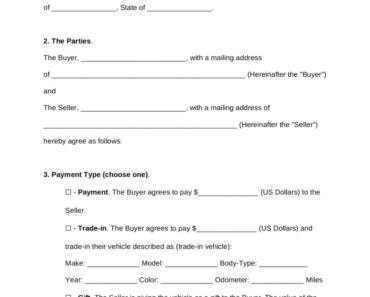 California Bill Of Sale Form Dmv Ca Information